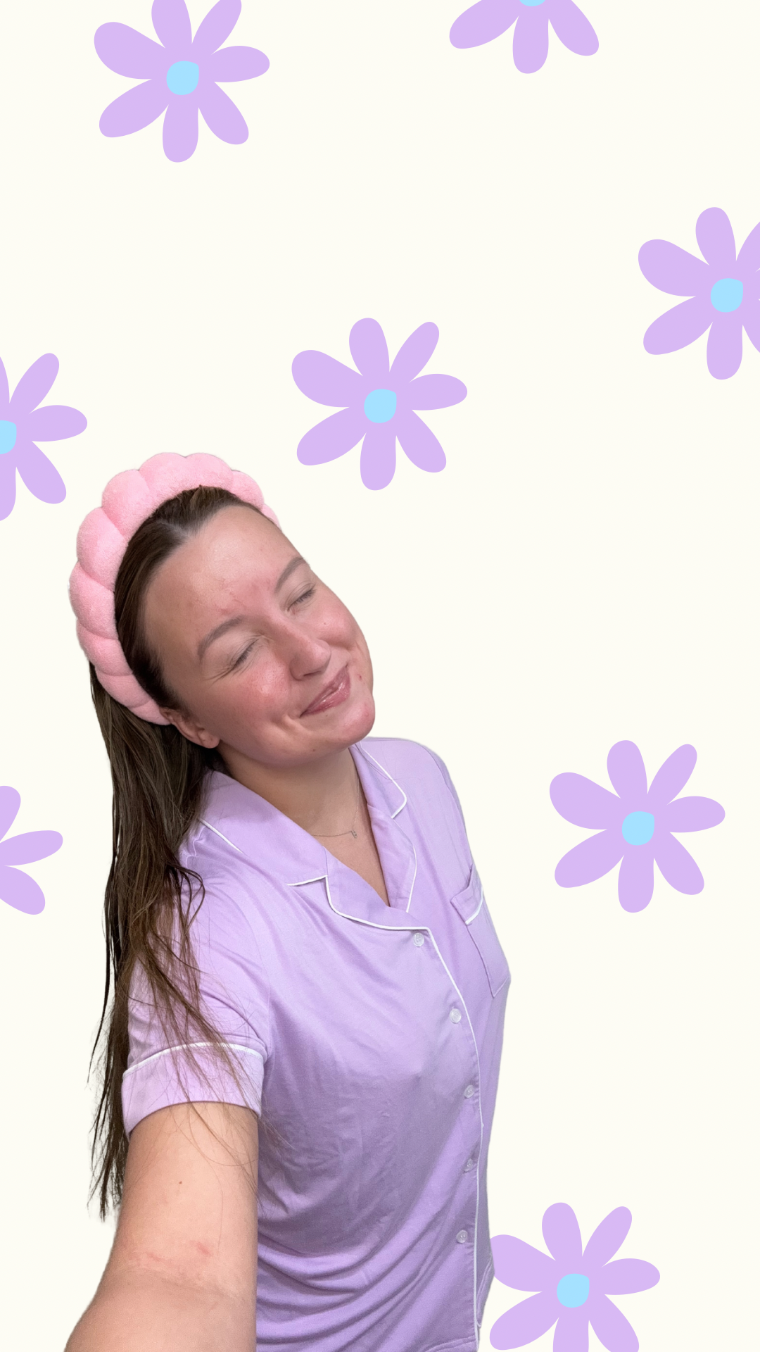 Lavender Matching Sleepwear Set