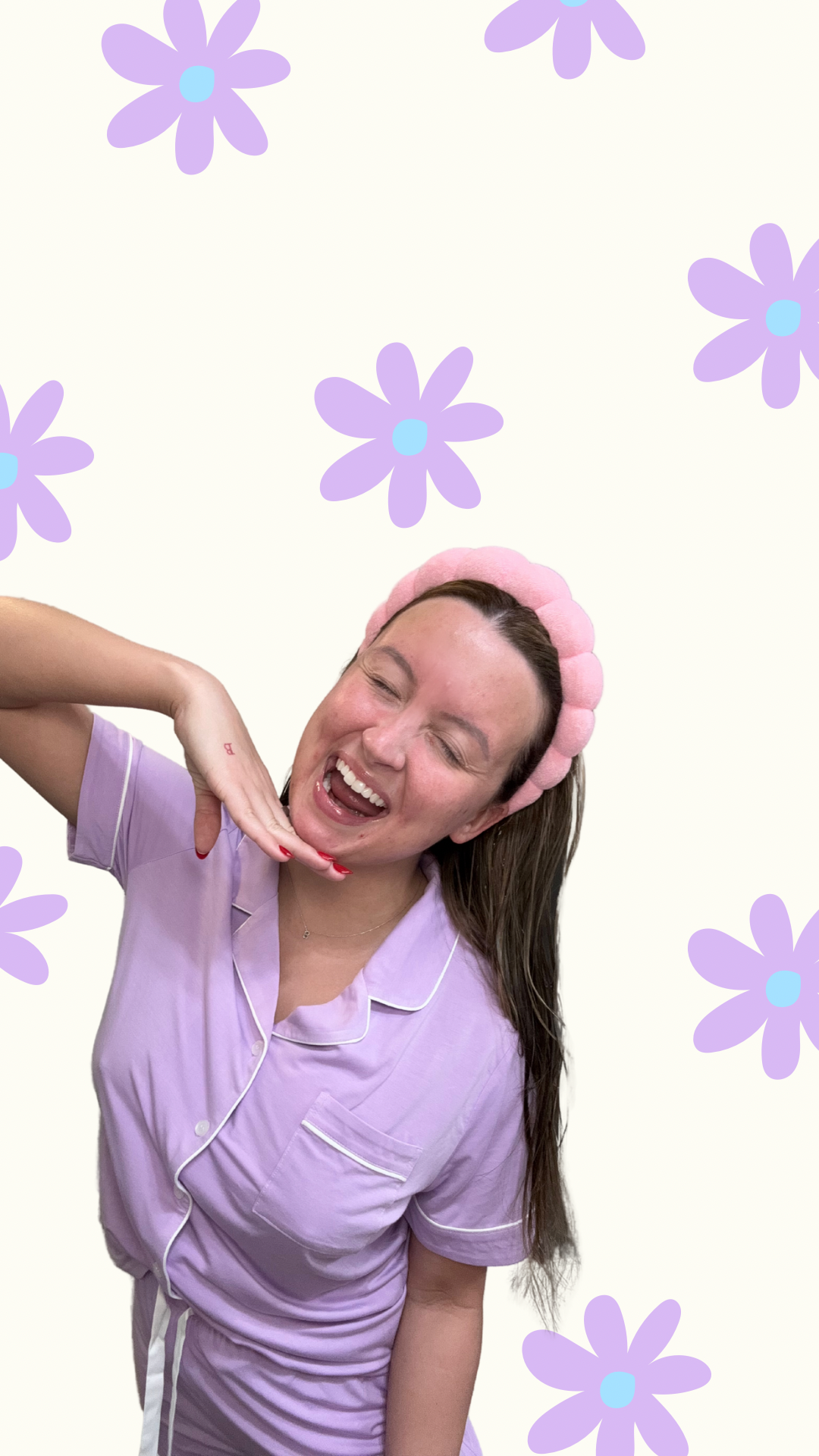 Lavender Matching Sleepwear Set