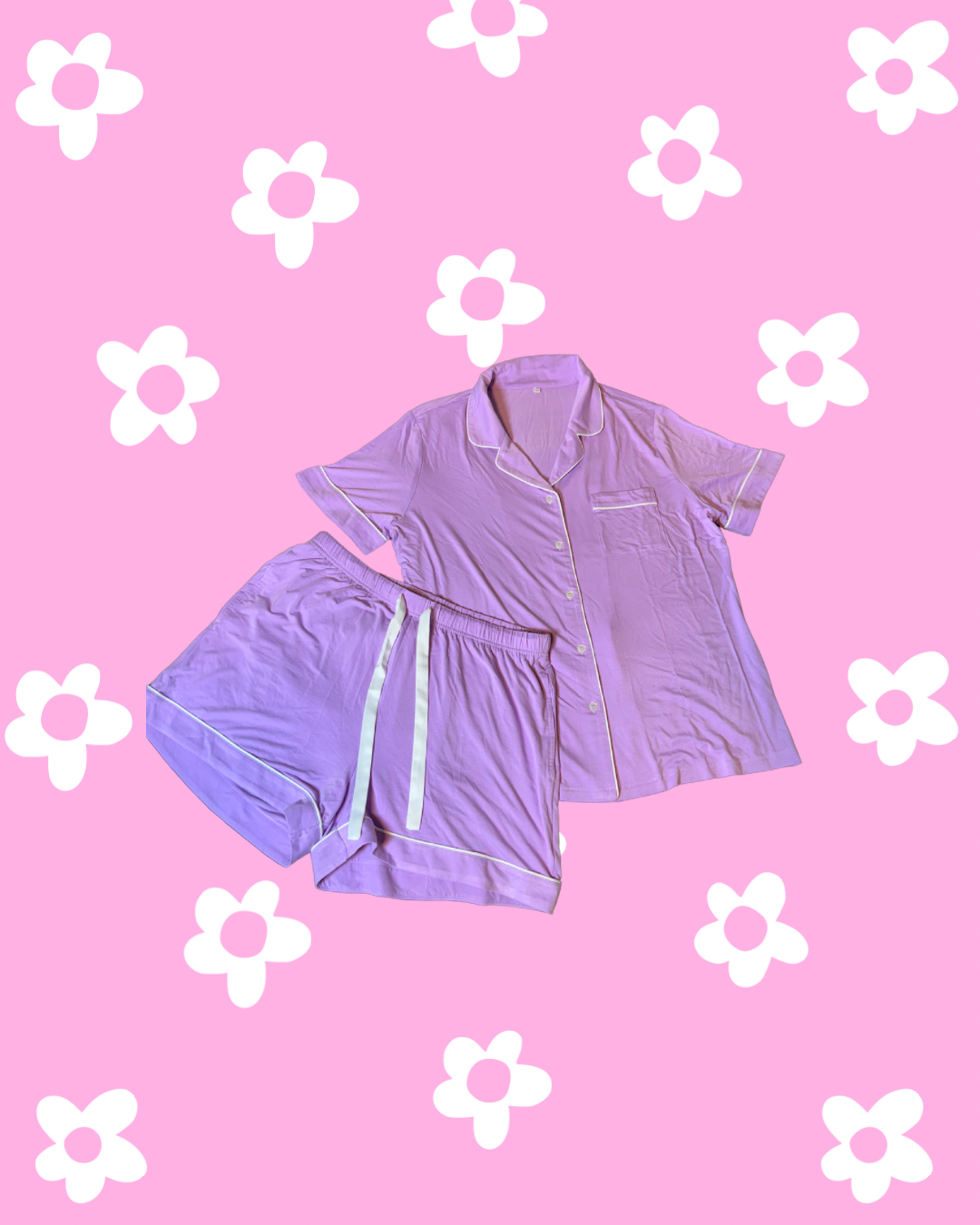 Lavender Matching Sleepwear Set