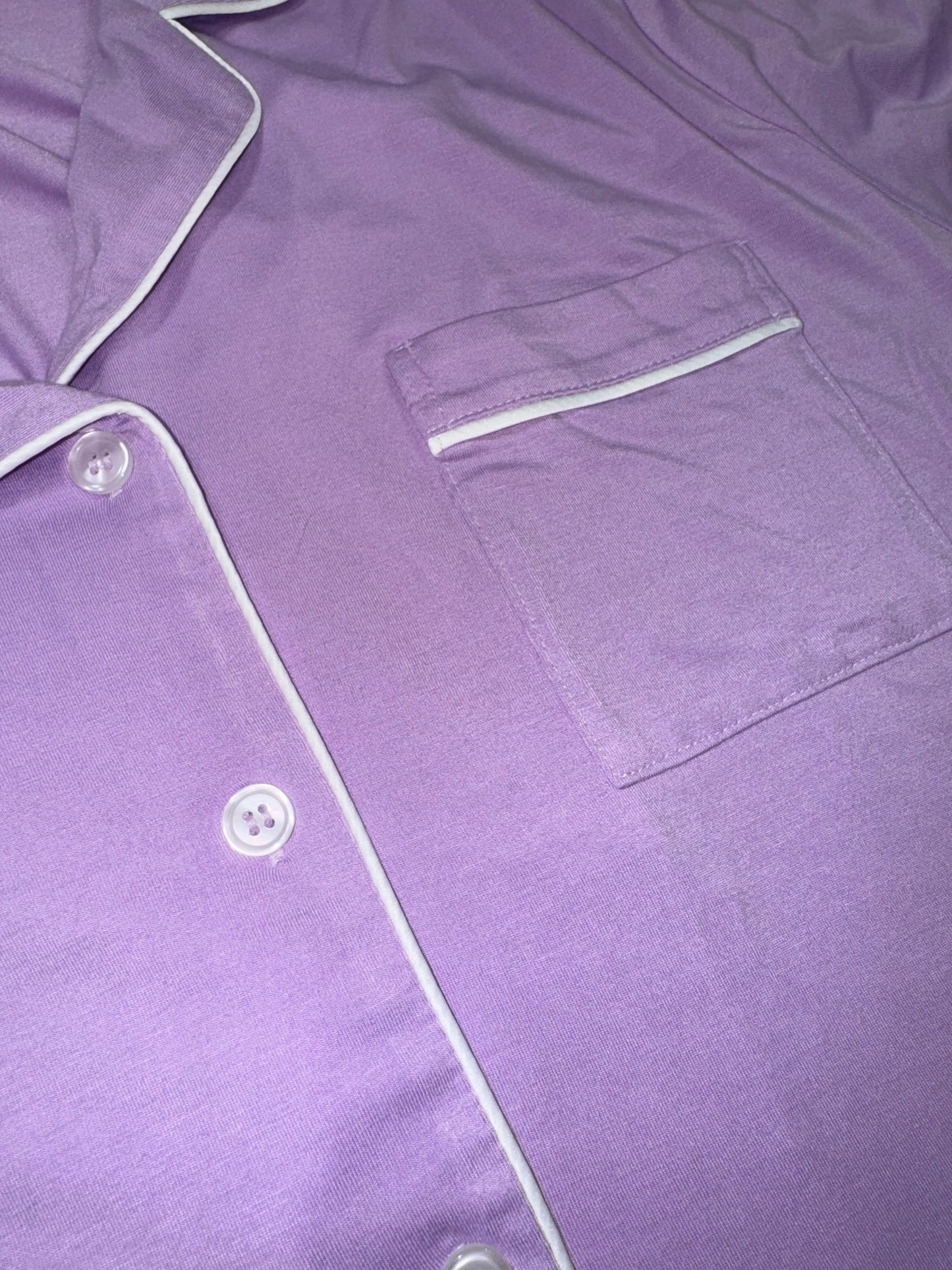 Lavender Matching Sleepwear Set